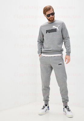 Молодежный Мужской Спортивный костюм пума качественный стильный серый PUMA XXL 1619204361 фото