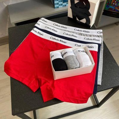 Чоловічі труси Кельвін Кляйн (Calvin Klein) Набір із 3 штук, Набір чоловічої спідньої білизни &mdash; бавовняні XXL 2348496378 фото