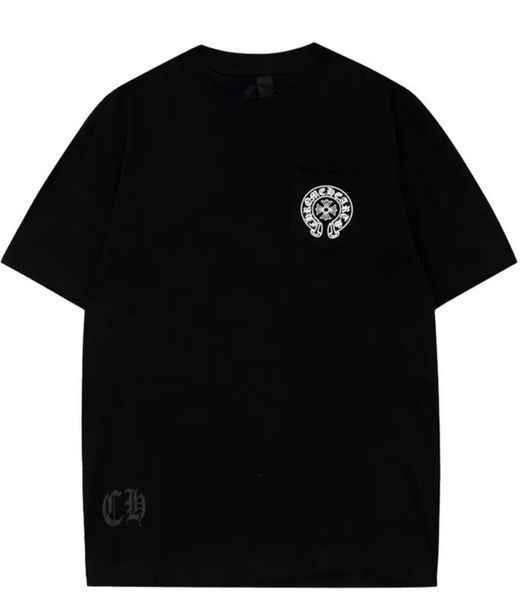 Чоловіча Футболка Chrome Hearts чорна з принтом бавовняна спортивна повсякденна літо осінь весна 2669243912 фото