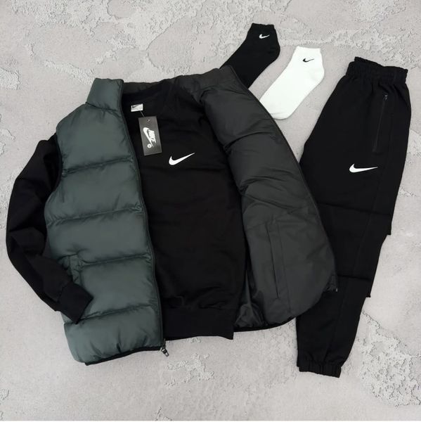 Комплект Найк Nike спортивный костюм мужской жилетка осенний весенний демисезонный XXL 2627353133 фото