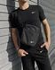 Спортивний комплект чоловічий Nike чорний футболка шорти барсетка костюм літній найк повсякденний XXL 2657449873 фото 10