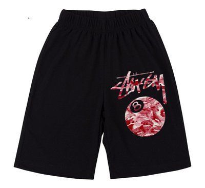 Шорти чоловічі Stussy чорні трикотажні спортивні повсякденні XL 2605297406 фото