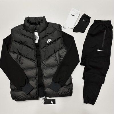 Комплект Найк Nike спортивный костюм мужской жилетка осенний весенний демисезонный XXXL 2627279580 фото
