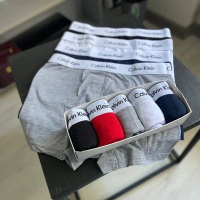 Чоловічі труси Кельвін Кляйн (Calvin Klein) Набір з 5 штук, Набір Чоловічої нижньої білизни - бавовняні L 2348490247 фото