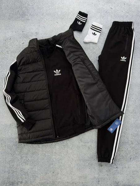Спортивний костюм чоловічий Адідас Adidas жилет шкарпетки комплект з олімпійкою весняний осінній XXL 2623319151 фото