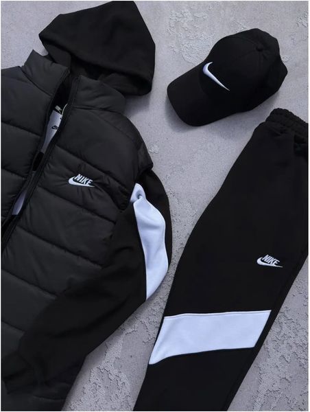 Костюм мужской Найк Nike Big Swoosh жилетка кофта штаны кепка весенний осенний XXL 2627643169 фото