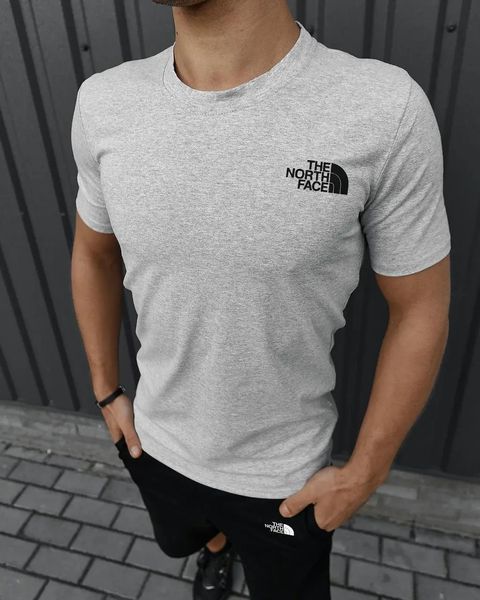 Комплект спортивний чоловічий The North Face футболка сіра+шорти чорні літній костюм норс фейс повсякденний L 2657531988 фото