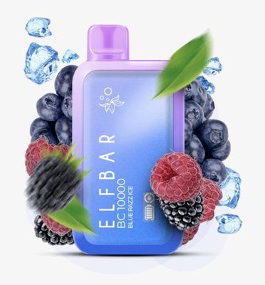 EIfВаг ВС 10 000 Blue Razz Ice (Голубая Малина Лед) С Индикацией bc10k30 фото