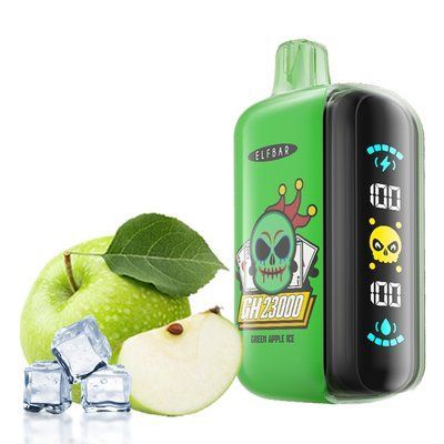 EIfBar GH23 000 Green Apple lce Яблоко Лед 23k4 фото