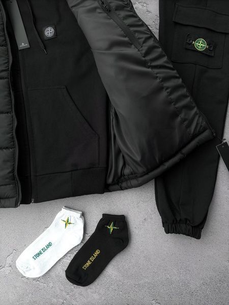 Спортивный костюм мужской стон айленд stone island комплект жилетка осенний весенний набор 3в1 2628201316 фото