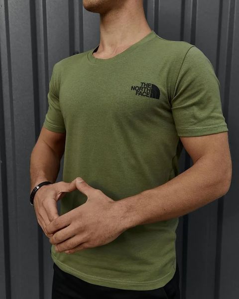Комплект спортивний чоловічий The North Face футболка хакі+шорти чорні літній костюм норс фейс повсякденний 3XL 2657540133 фото