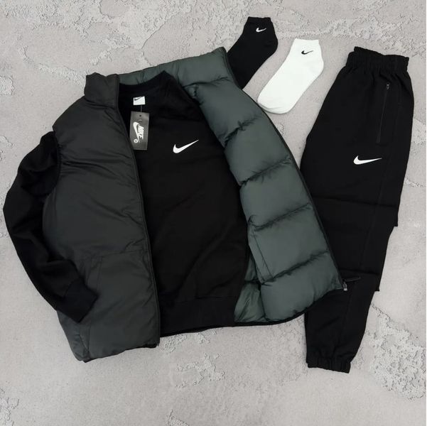 Комплект Найк Nike спортивный костюм мужской жилетка осенний весенний демисезонный XXXL 2627353134 фото