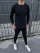 Термобелье мужское черное нательное теплое до - 25&deg;С комплект утепленного термобелья кофта штаны на байке XXL 2647821549 фото 10
