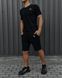Комплект спортивний чоловічий Puma чорний футболка шорти костюм трикотажний літній пума повсякденний XL 2655566946 фото 4
