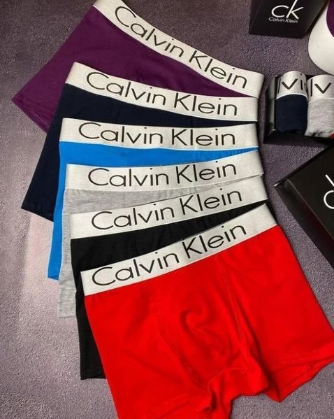 Мужские трусы Кельвин Кляйн (Calvin Klein) Набор из 5 штук , Набор Мужского нижнего белья - хлопковые L 2348444542 фото