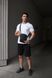 Спортивний комплект чоловічий Nike футболка біла+ шорти чорні + барсетка костюм літній найк повсякденний L 2657451082 фото 4