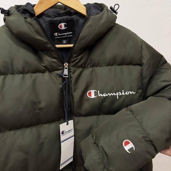 Куртка чоловіча зимова Champion до -25*С тепла зима хакі Пуховик чоловічий зимовий Чемпіон Преміум'якості L 2018050143 фото