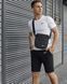 Спортивний комплект чоловічий Nike футболка біла+ шорти чорні + барсетка костюм літній найк повсякденний L 2657451082 фото 1