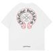 Мужская футболка Chrome Hearts белая с принтом хлопковая спортивная повседневная лето осень весна 2669243930 фото 1