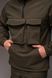 Куртка мужская Анорак Softshell хаки на флисе водоотталкивающая с капюшоном легкая весна осень повседневная XXL 2667375361 фото 7
