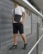 Спортивний комплект чоловічий Nike футболка біла+ шорти чорні + барсетка костюм літній найк повсякденний XL 2657451083 фото 8
