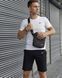Спортивний комплект чоловічий Nike футболка біла+ шорти чорні + барсетка костюм літній найк повсякденний XXL 2657451084 фото 8