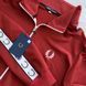 Худи мужская с молнией Fred Perry красная весенняя летняя осенняя спортивная кофта двунитка воротник-стойка S 2611839242 фото 2