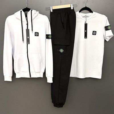 Спортивный костюм мужской стон айленд Stone Island футболка весенний осенний комплект XXXL 2628378045 фото
