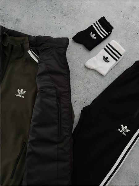 Спортивний костюм чоловічий Адідас Adidas жилет шкарпетки комплект з олімпійкою весняний осінній XL 2623459359 фото
