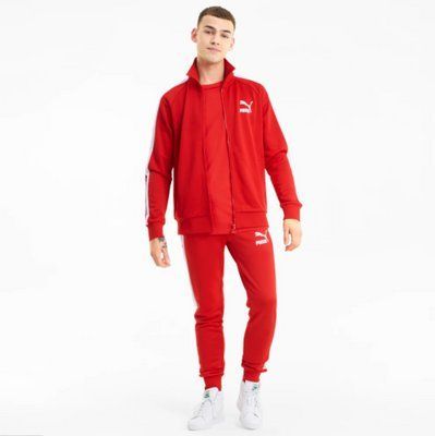 Молодежный Мужской Спортивный костюм пума качественный стильный красный PUMA XXXL 1619138597 фото