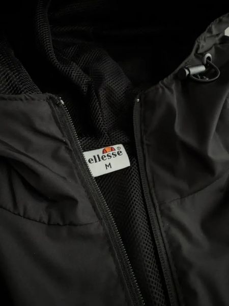 Вітровка чоловіча Анорак Ellesse чорна куртка з капюшоном осінь весна повсякденна еліс XL 2661870694 фото