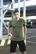 Спортивний комплект чоловічий Nike футболка хакі+ шорти чорні + барсетка костюм літній найк повсякденний M 2657452179 фото 4