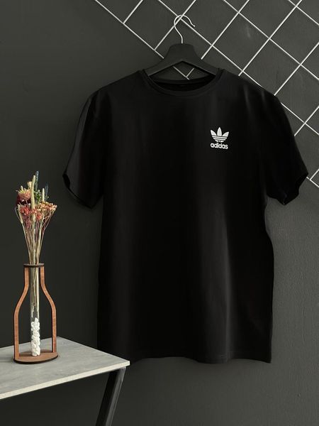 Спортивний Костюм чоловічий Літній шорти футболка Adidas чорний спортивний комплект 2606906065 фото