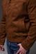 Куртка чоловіча замшева рижа базова на кнопках з коміром однотонна легка осінь весна повсякденна 2666701878 фото 7