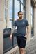 Спортивний комплект чоловічий Nike темно-сіра футболка+чорні шорти літній костюм трикотажний найк повсякденний XXL 2656667284 фото 1