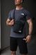 Комплект спортивний чоловічий The North Face футболка темно-сіра+шорти чорні+барсетка літній костюм норс фейс L 2657542898 фото 1