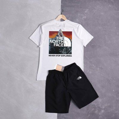 Комплект чоловічий The North Face шорти футболка літній повсякденний M 2608382854 фото