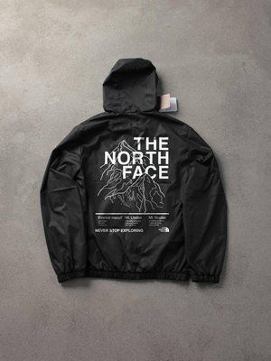 Вітровка чоловіча The North Face чорна куртка з капюшоном весняна осіння зе норс фейс повсякденна M 2661886699 фото