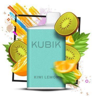 Kubik Max 6000 Kiwi Lemon Ківі Лимон kubik10 фото