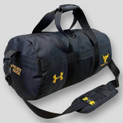 Сумка спортивная Андер Армор тубус UNDER ARMOUR PROJECT ROCK черная размер 52*25*25см 2454229560 фото