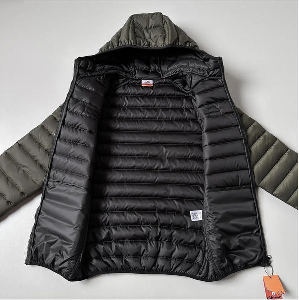 Куртка мужская осенняя весенняя хаки непродуваемая стеганая Ellesse XL 2468188617 фото