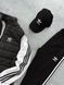 Комплект мужской Адидас Adidas спортивный костюм жилетка кепка весенний осенний 2623042033 фото 4