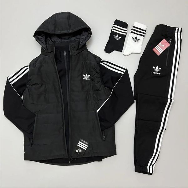 Спортивний костюм чоловічий Адідас Adidas жилет шкарпетки комплект з олімпійкою весняний осінній XXXL 2623319152 фото
