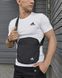 Спортивний комплект чоловічий Adidas біла футболка+чорні шорти+барсетка костюм літній адідас повсякденний 3XL 2656631779 фото 6