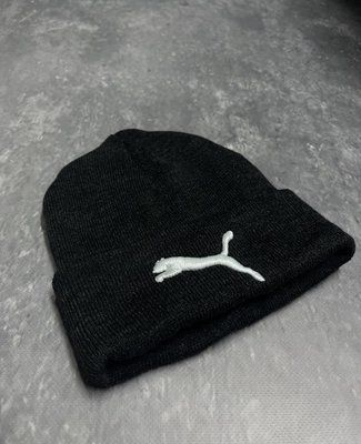 Шапка с добавлением шерсти Puma темно-серая 2375348390 фото