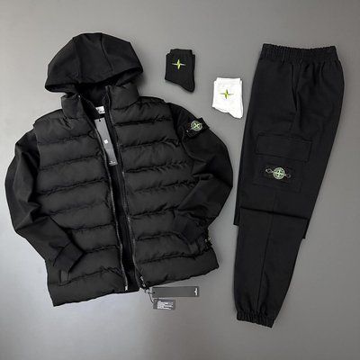 Спортивный костюм мужской стон айленд stone island комплект жилетка осенний весенний набор 3в1 2628201329 фото