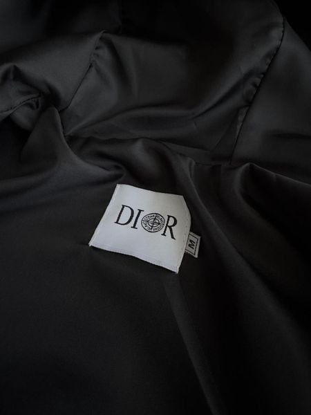 Ветровка мужская Stone Island x Dior черная куртка Стон Айленд x Диор с капюшоном весна осень повседневная 2661801305 фото