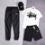 Спортивный мужской комплект Stussy белый 4в1 футболка штаны шорты кепка осень весна лето повседневный 2642627477 фото