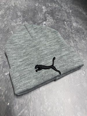 Шапка с добавлением шерсти Puma серый меланж 2375348391 фото