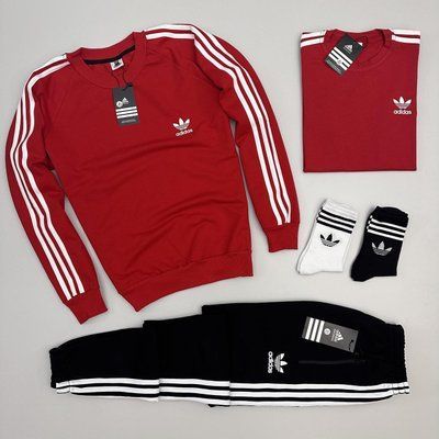 Комплект спортивный костюм Адидас Adidas мужской футболка весенний осенний L 2626288783 фото